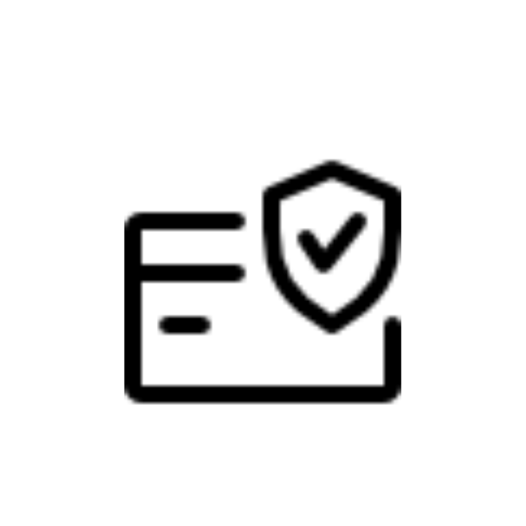 Solid black rectangle.